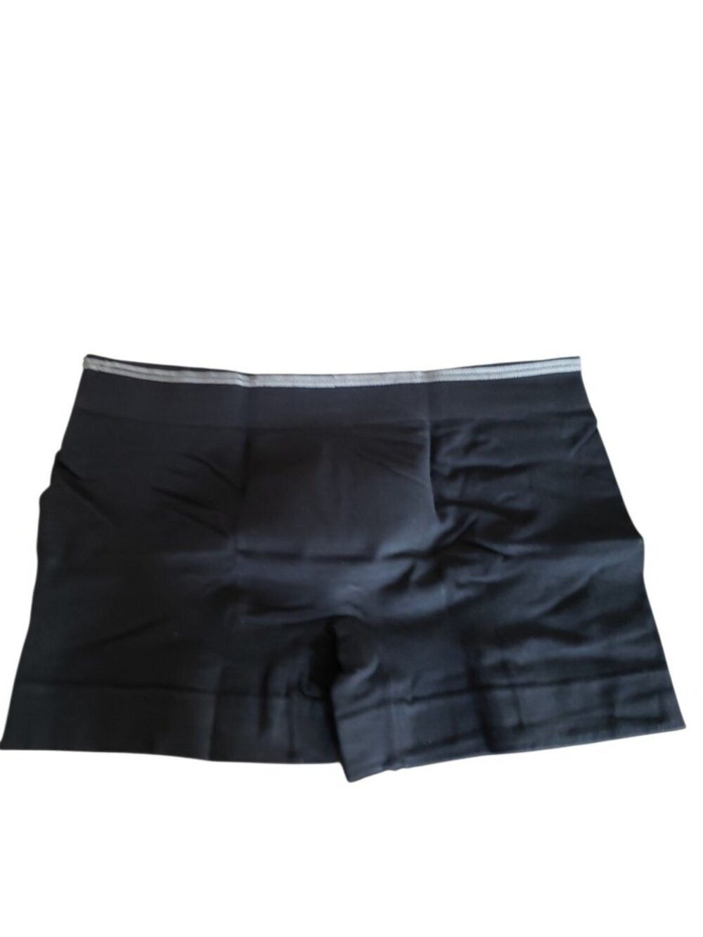 Muji Mens Seamless Low Rise Boxer Briefs Cotton Blend Black Medium 1pc